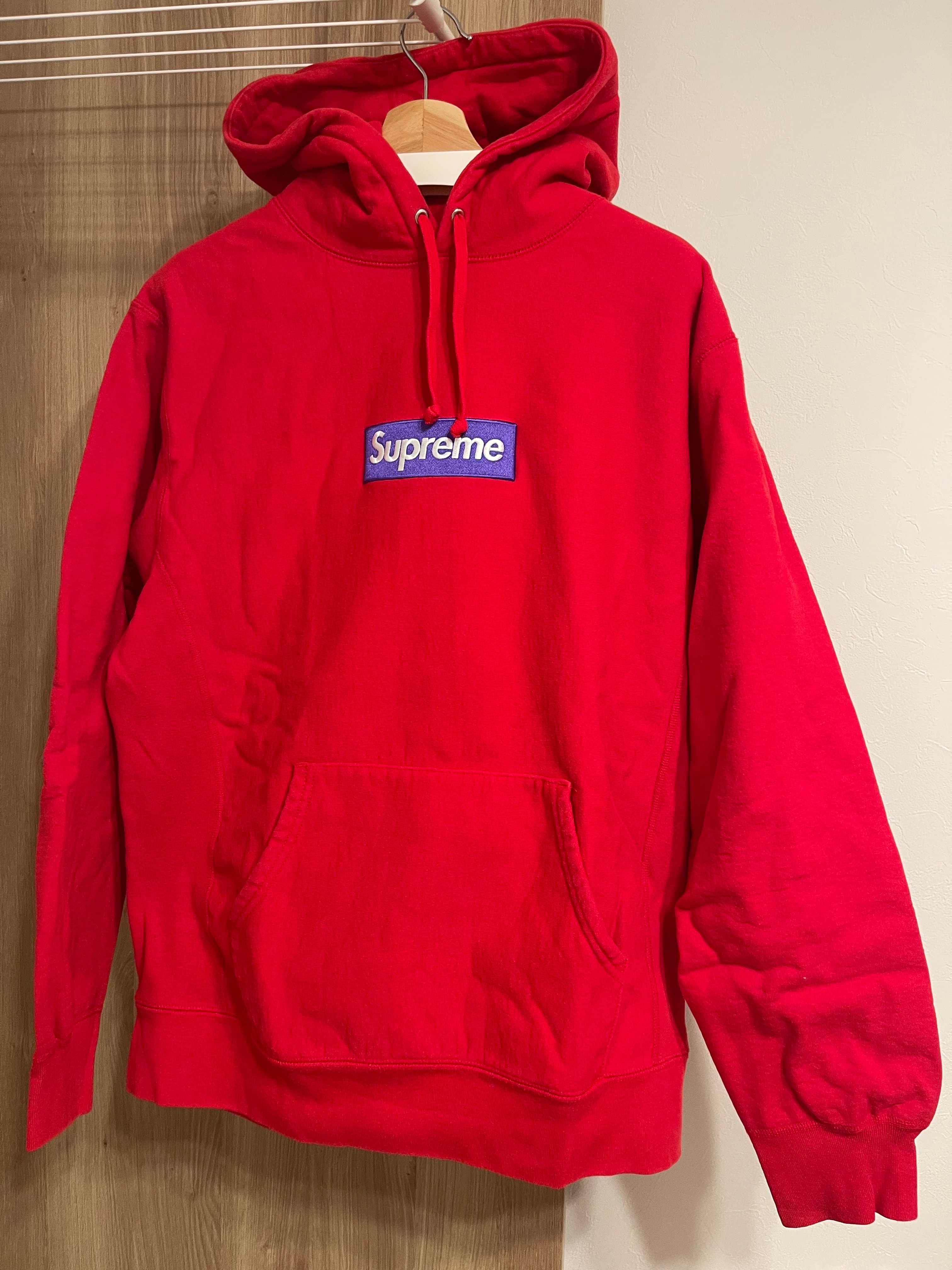 Supreme Box Logo Hooded Sweatshirt "Red" (17FW)