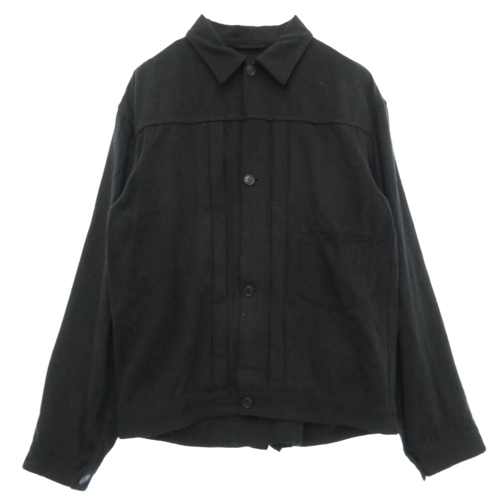 COMOLI コモリ 24SS Z01-01011 シルクネップ TYPE -1ST コットン ジャケット ブラック系 2【中古】