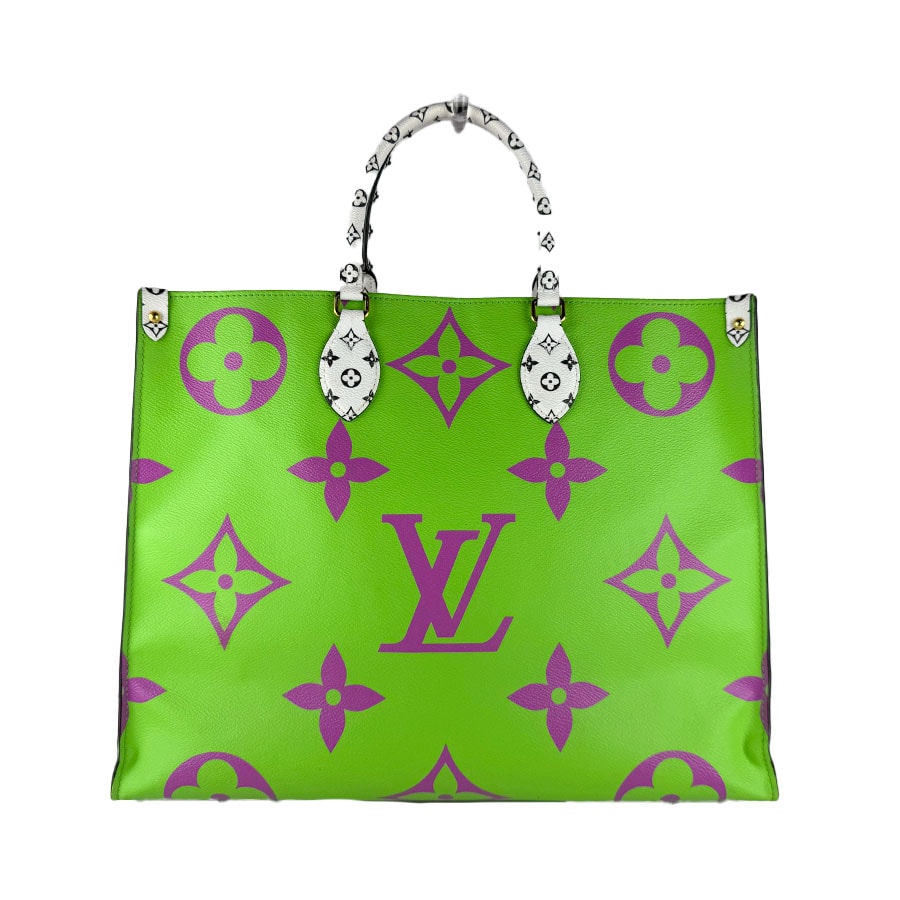 ルイ ヴィトン LOUIS VUITTON ハンドバッグ ショルダーバッグ モノグラムジャイアント マルチカラー オンザゴーGM PVC マルチカラー ゴールド レディース M44570【中古】 z10903