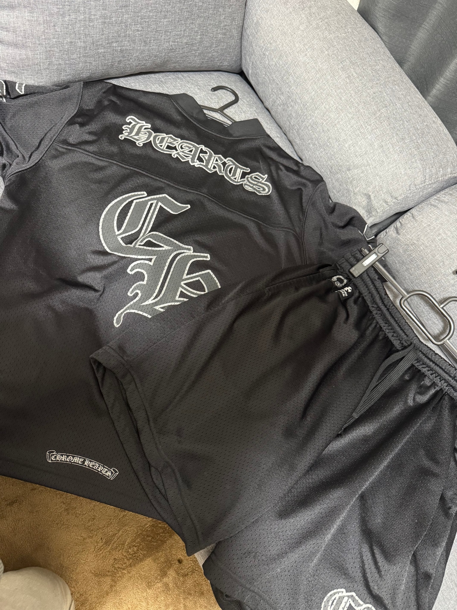 Chrome Hearts Mesh Warm Up Jersey "Black"