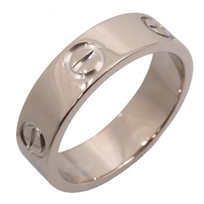 カルティエ CARTIER ラブリング リング・指輪 ジュエリー K18WG(ホワイトゴールド) メンズ レディース シルバー系 B4084754 【中古】