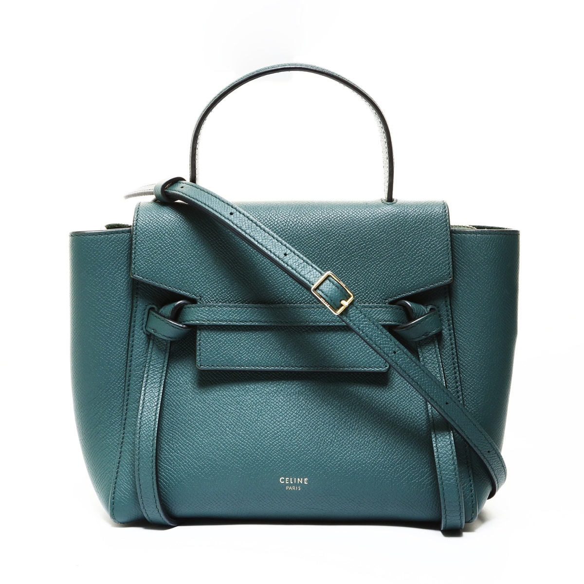 セリーヌ CELINE ベルトバッグ レザー 2WAY ショルダーバッグ【中古】