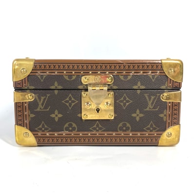 ルイヴィトン LOUIS VUITTON コフレ・トレゾール24 M47000 モノグラム ジュエリーボックス アクセサリーボックス BOX 小物入れ モノグラムキャンバス ブラウン