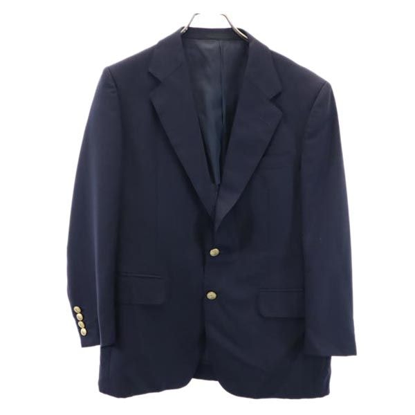 Burberrys バーバリーズ 80s 90s 日本製 三陽商会 ウールブレンド テーラードジャケット ネイビー