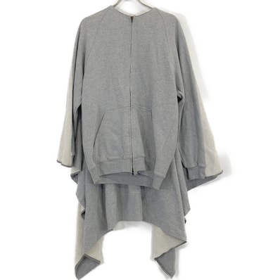 メゾンマルジェラ 1【美品/国内正規】12AW S51GP0002 Zip-up sweat cape ジップアップ スウェットケープ XS