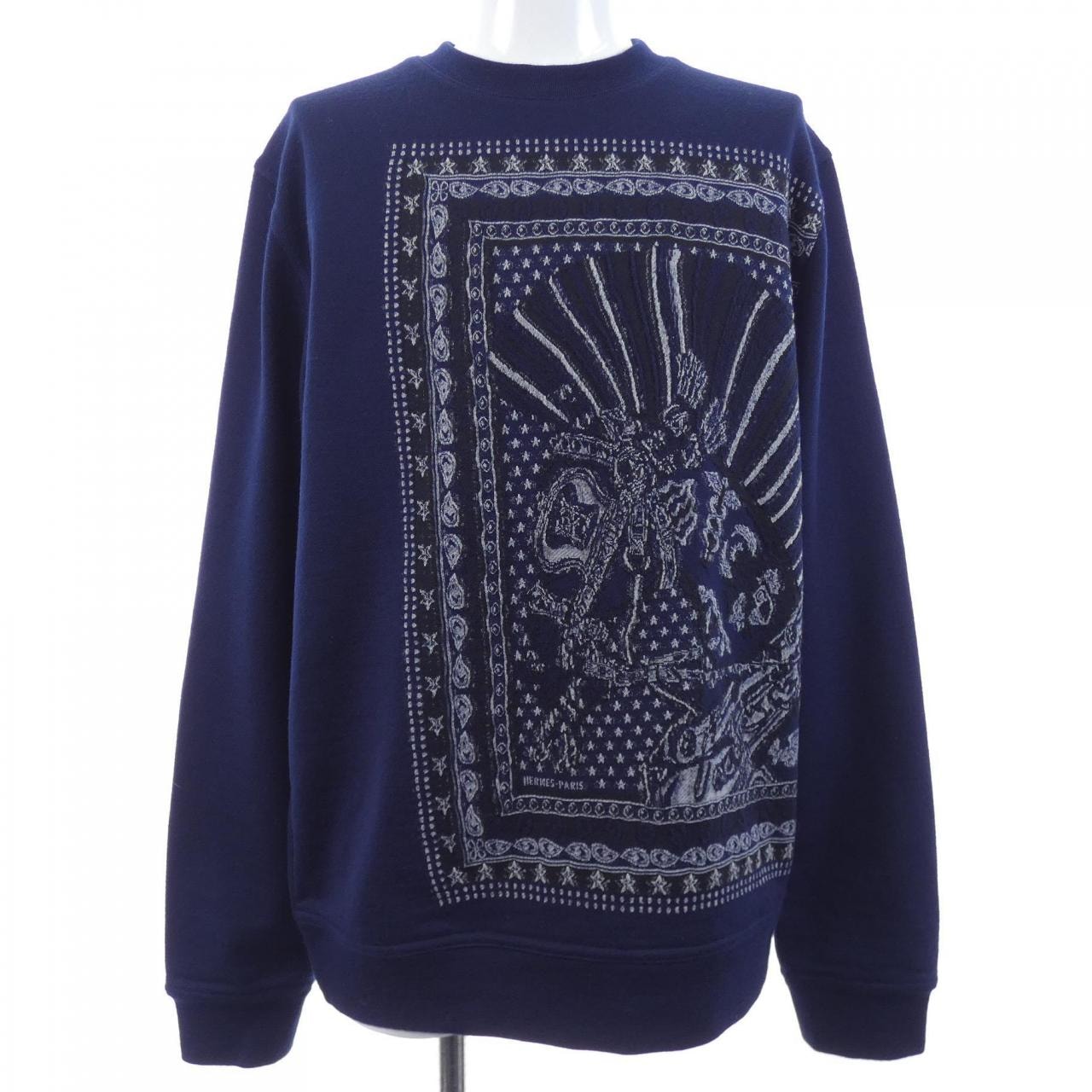 エルメス HERMES CHEVAL PUNK BANDANA 467880HA スウェット