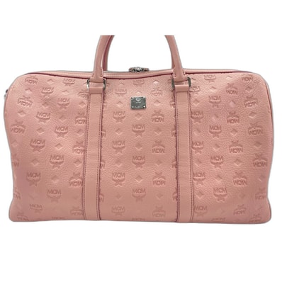エム・シー・エム MCM ウィークエンドバッグ ボストンバッグ レザー【中古】
