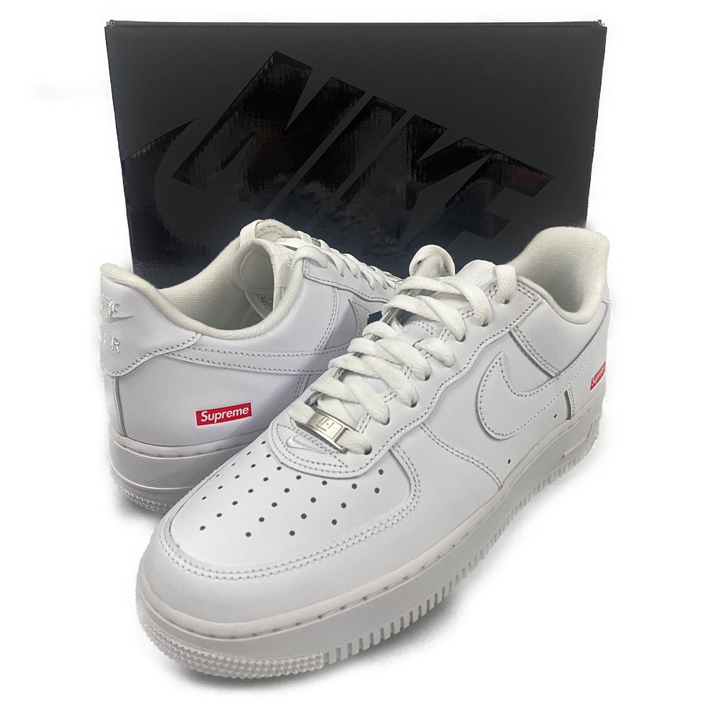 SUPREME シュプリーム ×NIKE ナイキ 品番CU9225-100 AIR FORCE 1 LOW SP エアフォース シューズ US8=26cm 30823