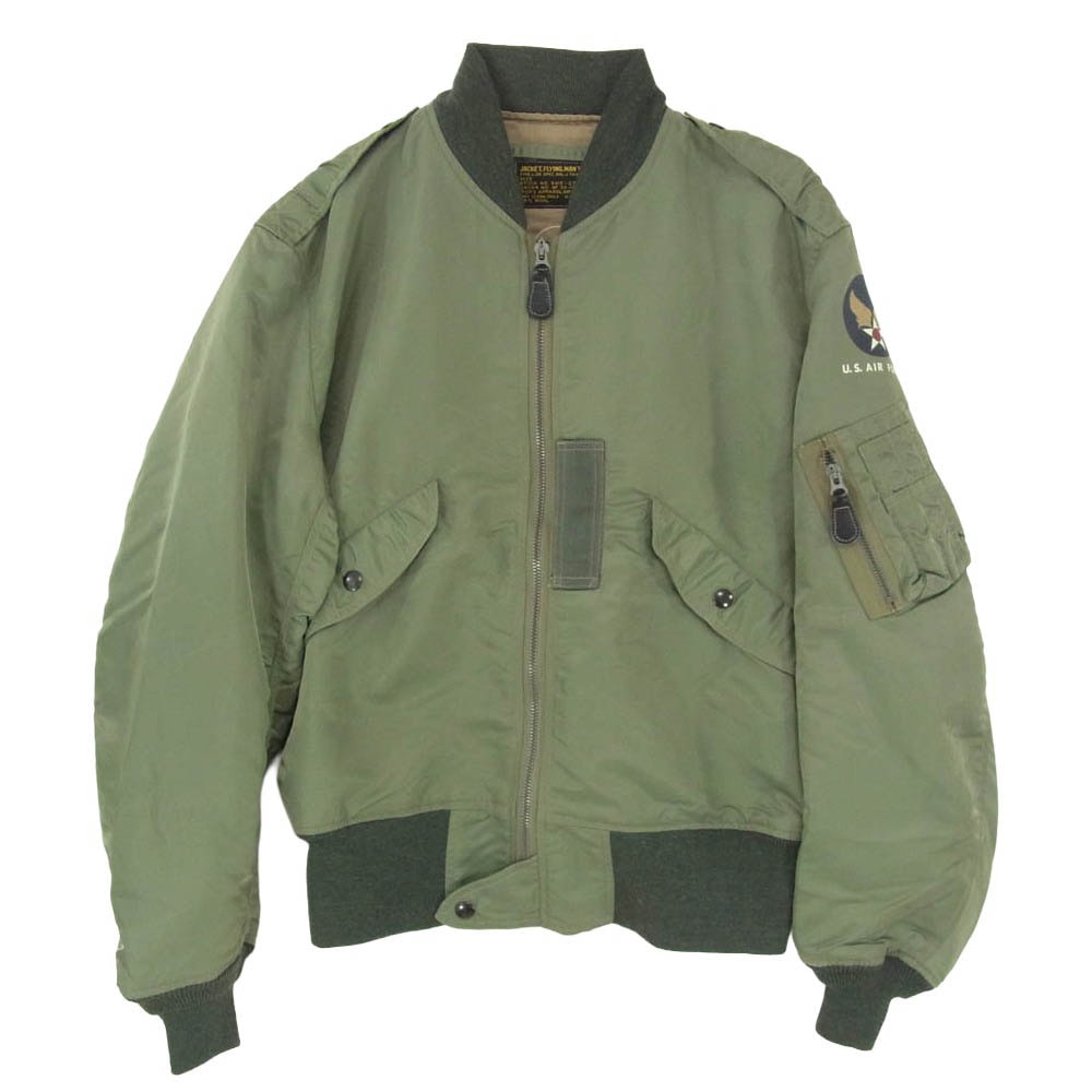 Buzz Rickson's バズリクソンズ BR11132 L-2B TOPS APPAREL MFG. CO., INC フライトジャケット カーキ系 M【中古】