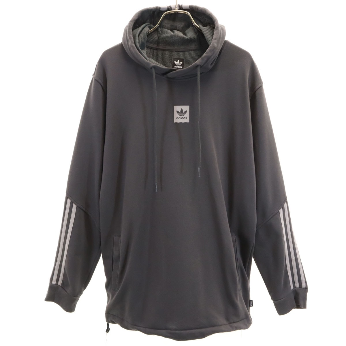 adidas Originals アディダスオリジナルス 長袖 スウェットパーカー L チャコールグレー