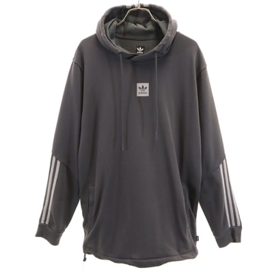 adidas Originals アディダスオリジナルス 長袖 スウェットパーカー L チャコールグレー