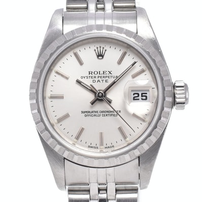 ロレックス ROLEX 79240 オイスターパーペチュアル デイト Cal.2235 シルバー 自動巻き レディース 良品 箱付き 腕時計 O#148270