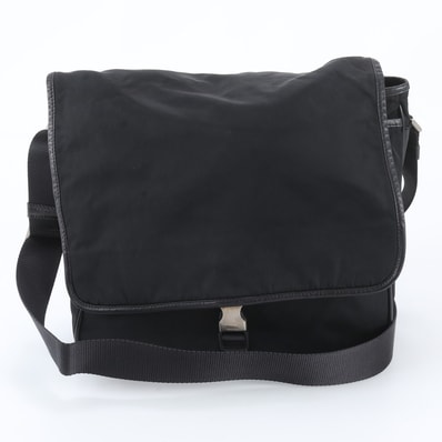 ■美品 プラダ テスート ナイロントライアングルロゴショルダーバッグ