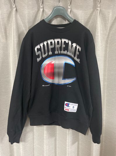 Supreme Champion Chrome Crewneck "Black"