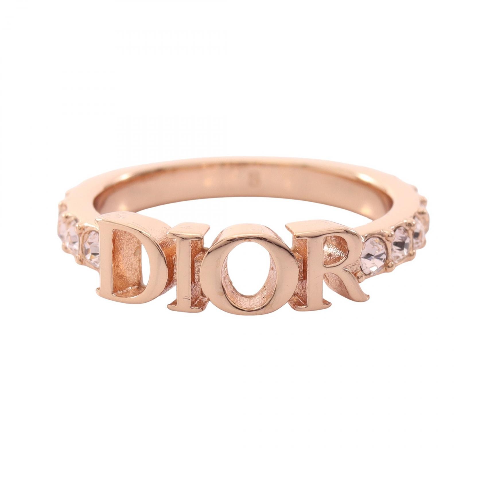 ディオール Dior Dio(r)evolution ディオレボリューション リング・指輪 ジュエリー GP(ゴールドメッキ) ラインストーン レディース ゴールド系 / クリア系 R2700WOMCY 【中古】