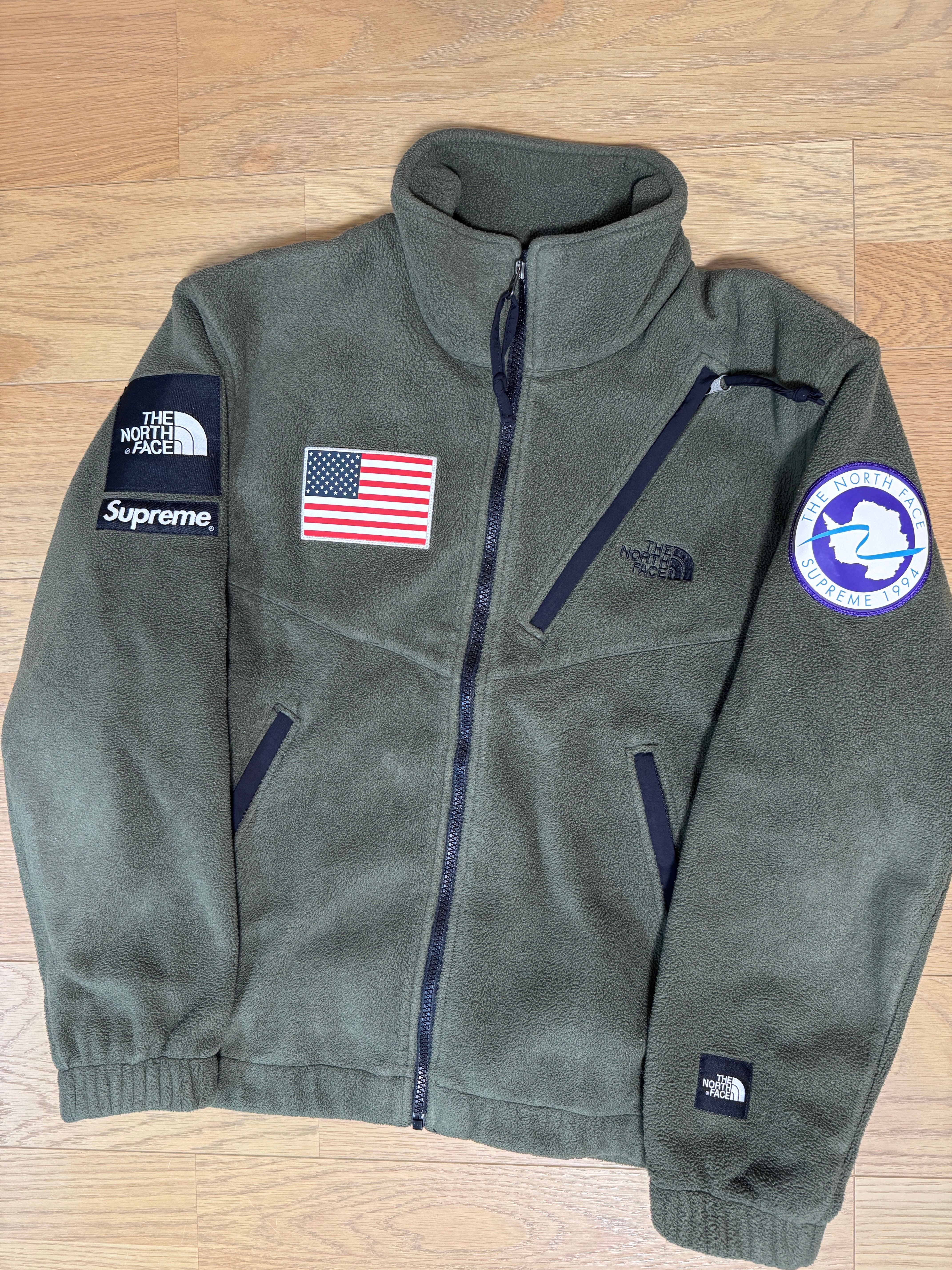Supreme x The North Face Polartec Fleece Jacket "Olive"