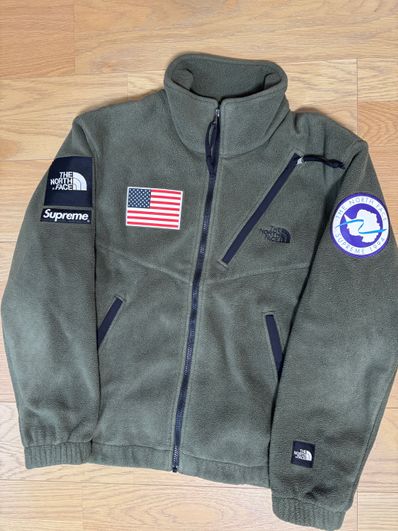 Supreme x The North Face Polartec Fleece Jacket "Olive"