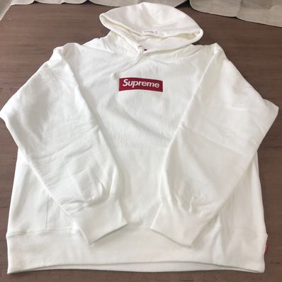 Supreme Box Logo Hooded Sweatshirt "White" (21FW)