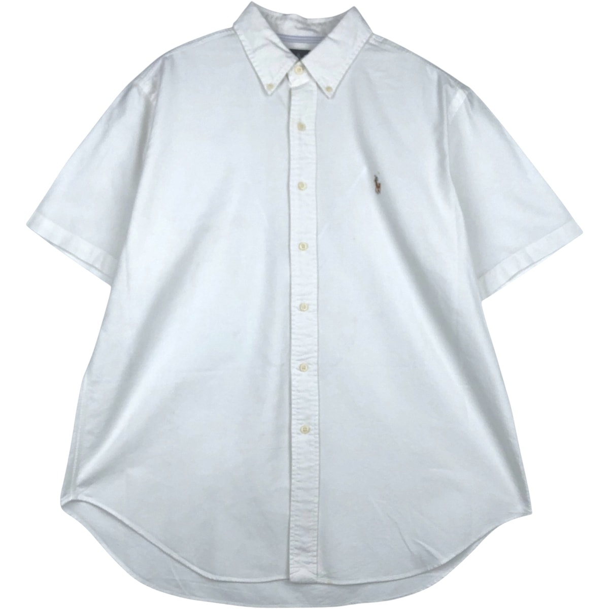 古着 ラルフローレン Ralph Lauren CLASSIC FIT 半袖 ボタンダウンシャツ メンズXL相当/eaa641067