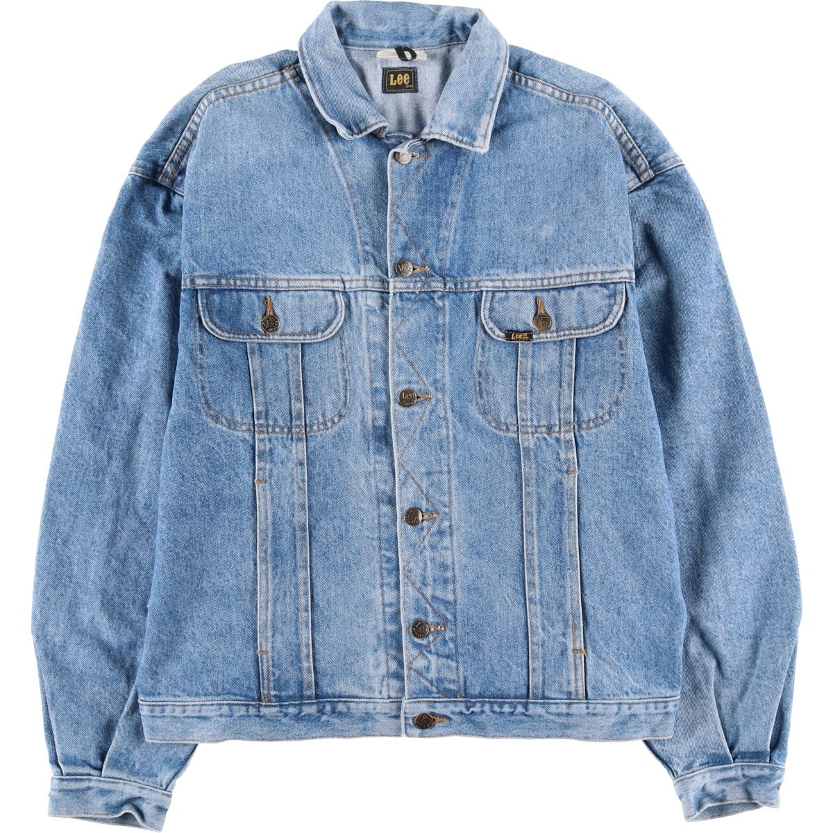 古着 リー Lee RIDERS ライダース デニムジャケット Gジャン メンズM相当 ヴィンテージ/eaa616429