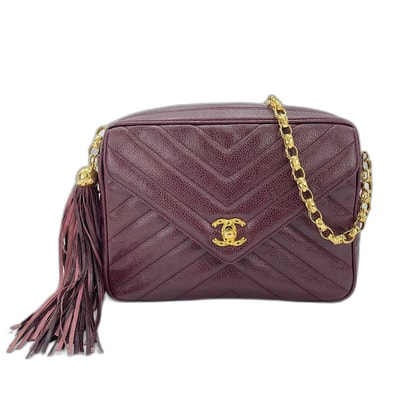 シャネル CHANEL シェブロン ショルダーバッグ【中古】