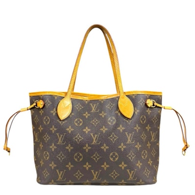 ルイヴィトン ネヴァーフルPM モノグラム トートバッグ モノグラムキャンバス M40155 ブラウン レディース LOUIS VUITTON 中古