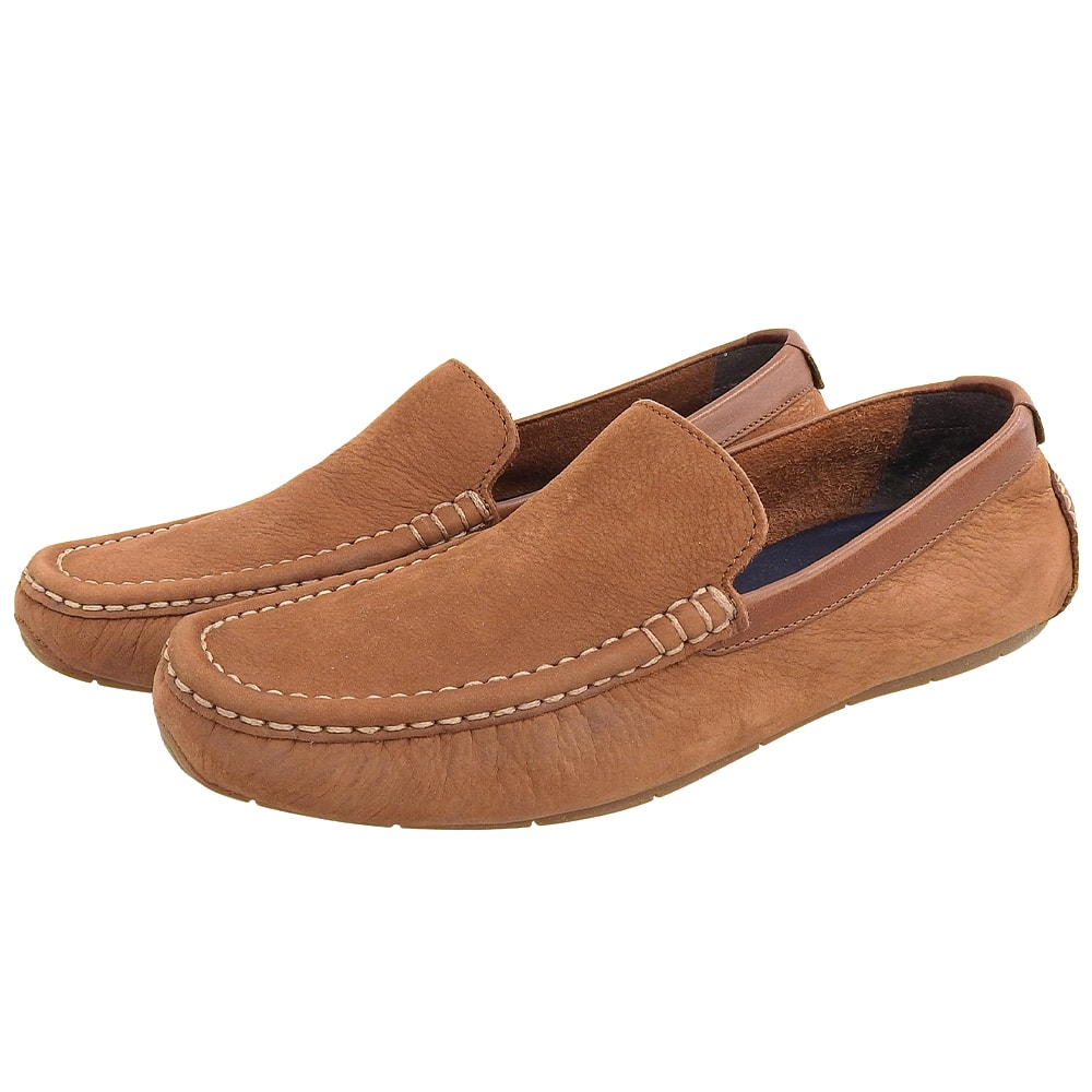 コールハーン 美品 サマーセット ベネチアン スエード ドライバーシューズ メンズ ブラウン WOODBURY 7 1/2 C28555 7.5