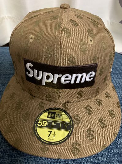 Supreme Monogram Box Logo New Era "Brown"