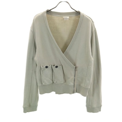 DRIES VAN NOTEN ドリスヴァンノッテン 長袖 スウェット カーディガン S グレージュ