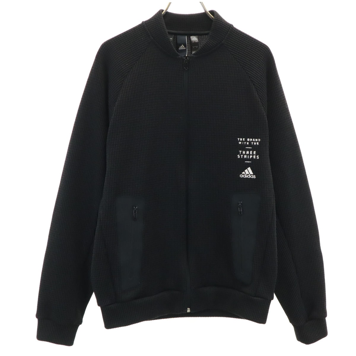 adidas アディダス ニットボンバー ジャケット M ブラック