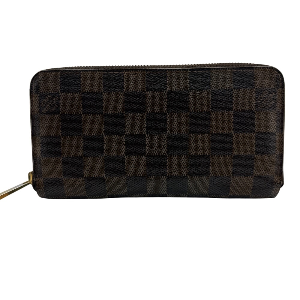 ルイヴィトン LOUIS VUITTON 長財布 ダミエ ジッピーウォレット N60015 ブラウン