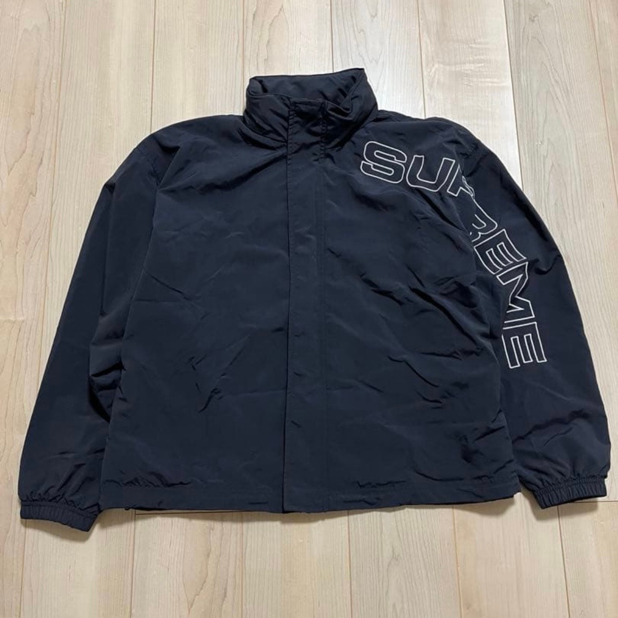 Supreme Spellout Embroidered Track Jacket 
