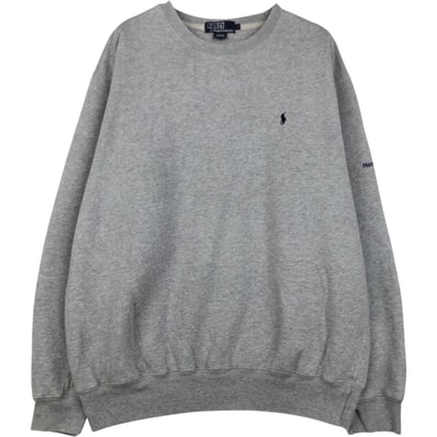 古着 ラルフローレン Ralph Lauren POLO by Ralph Lauren MetLife Investors アドバタイジング ワンポイントロゴスウェットシャツ トレーナー メンズL相当/eaa618788