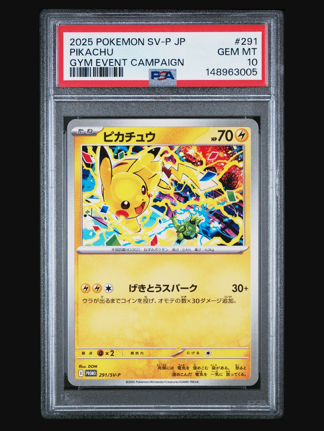 ピカチュウ P [SV-P 218](プロモカードパック「ポケカの夏がキタ