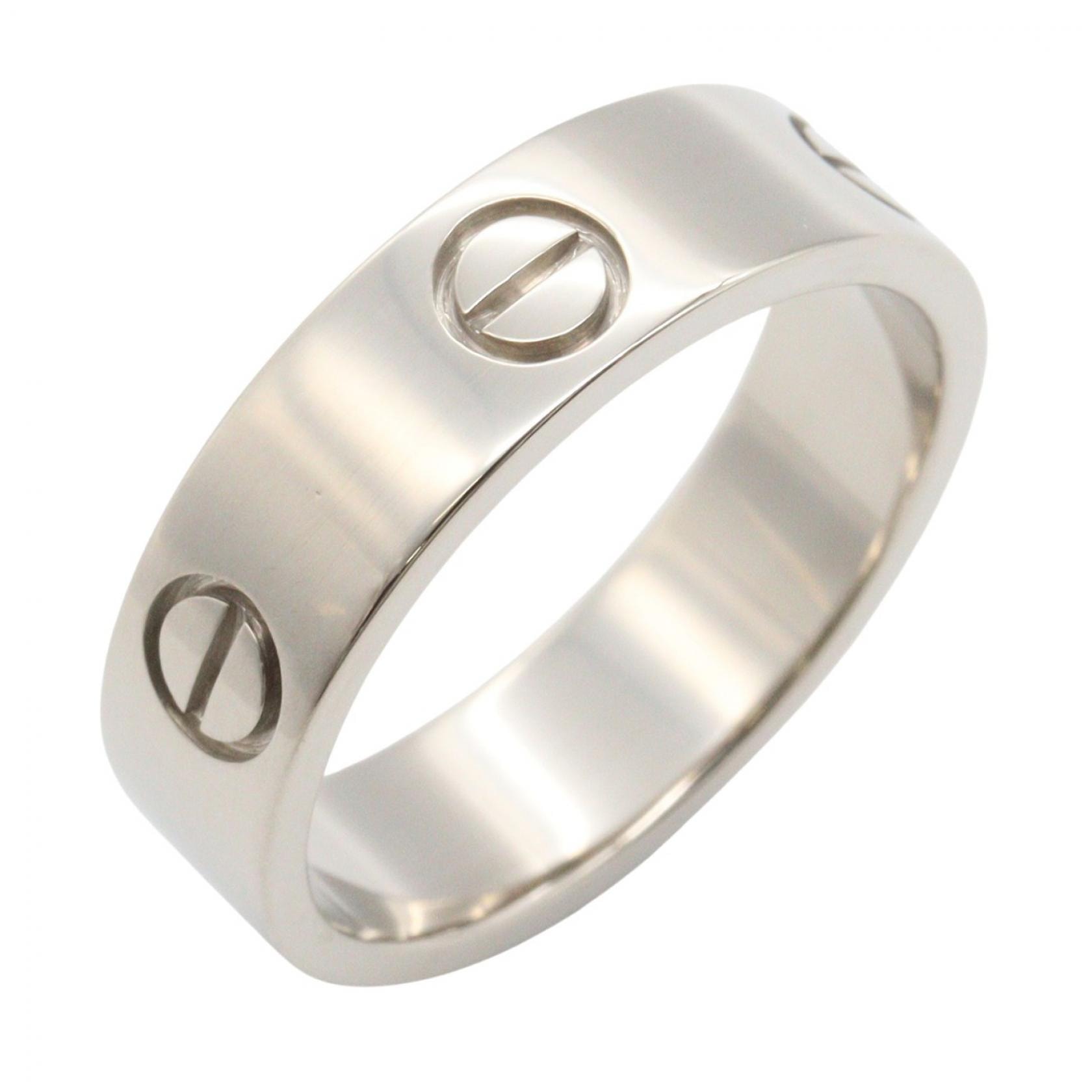 カルティエ CARTIER ラブリング リング・指輪 ジュエリー K18WG(ホワイトゴールド) メンズ レディース シルバー系 B4084700 【中古】