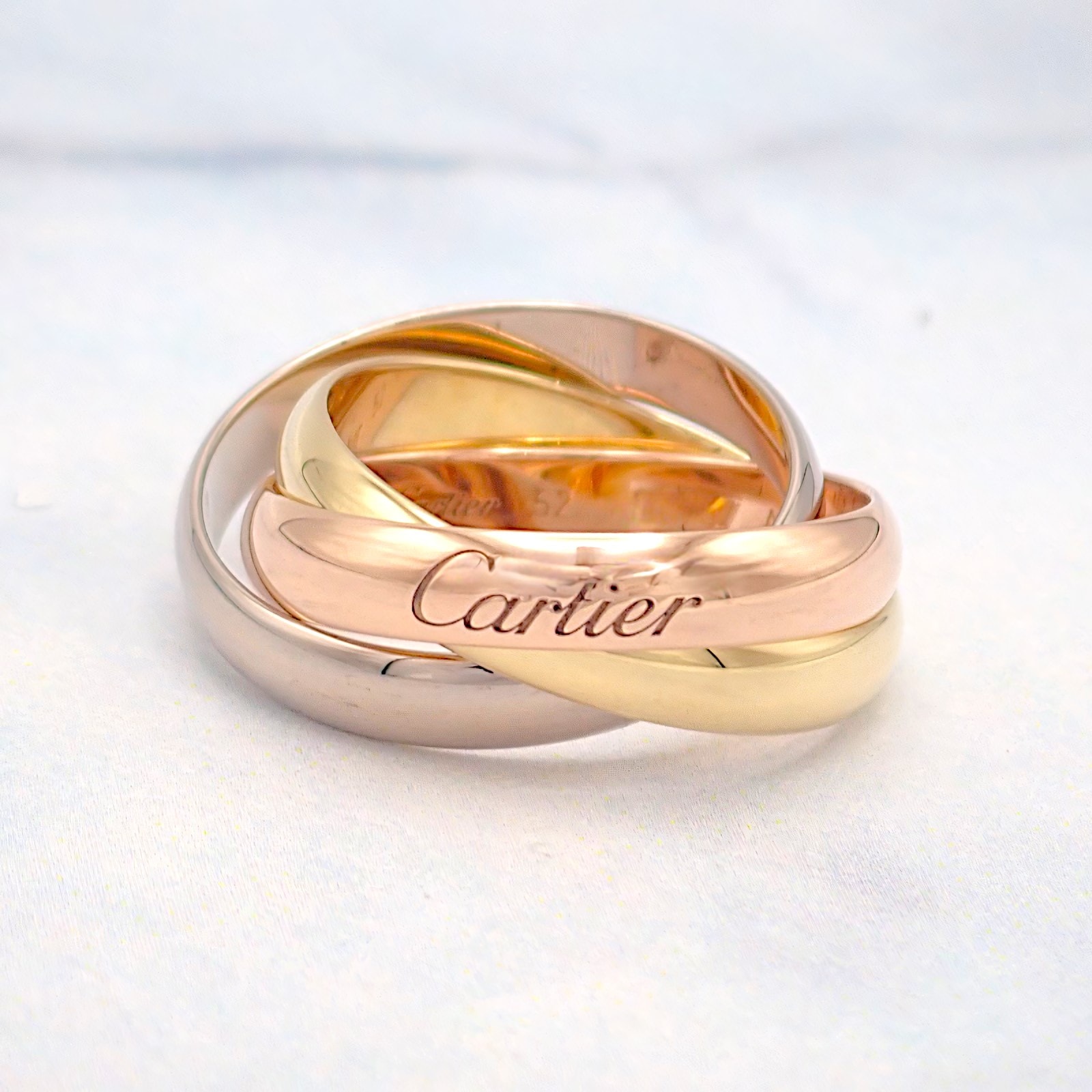 カルティエ トリニティ クラシック 12号 リング #52【中古】【Aランク】