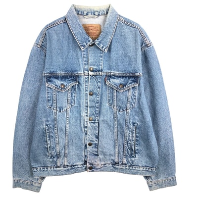 古着 90年代 リーバイス Levi's 70503-0216 デニムジャケット Gジャン USA製 メンズXL相当 ヴィンテージ/eaa670778
