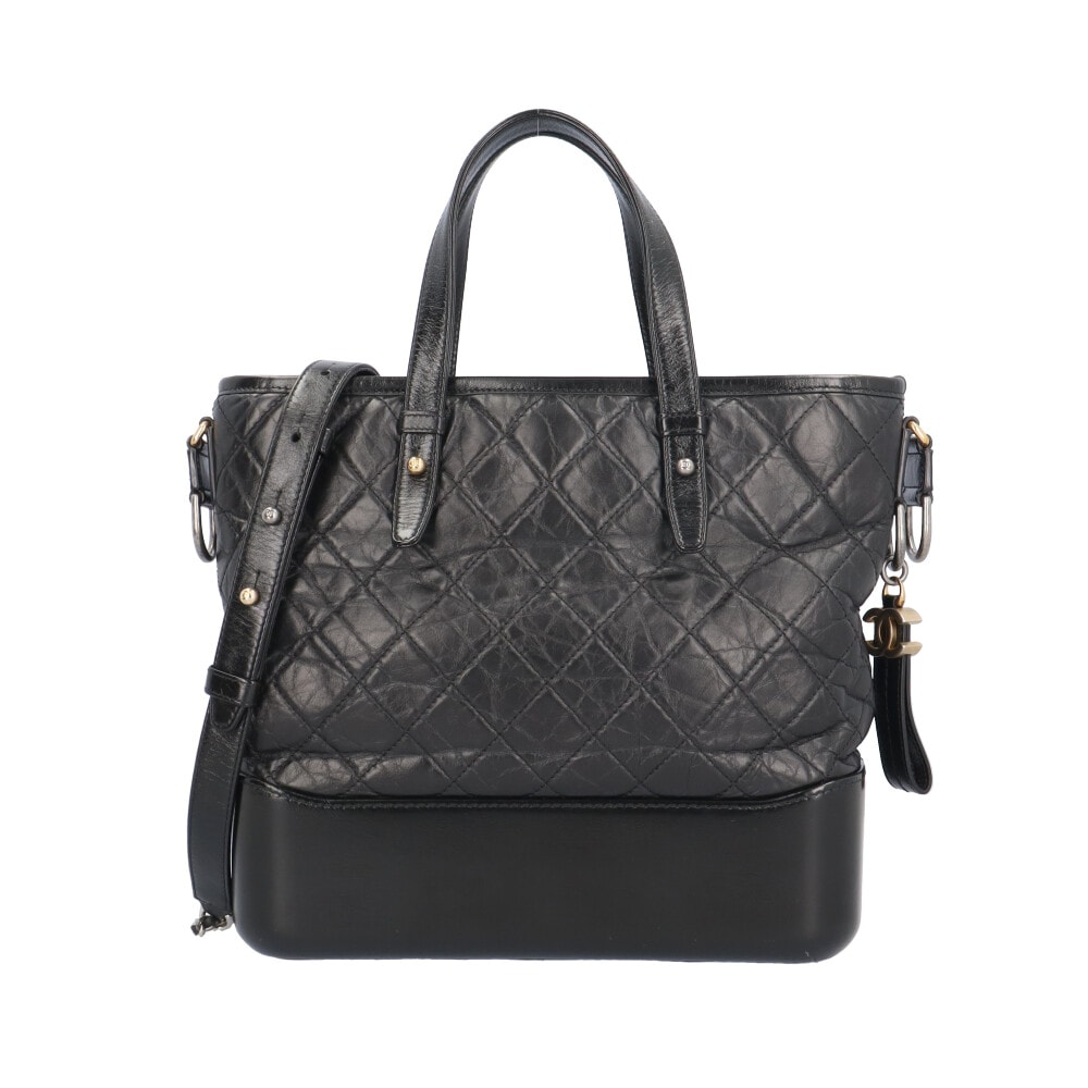 シャネル ガブリエルドゥシャネル ショルダーバッグ A91876 ブラック レディース CHANEL  中古