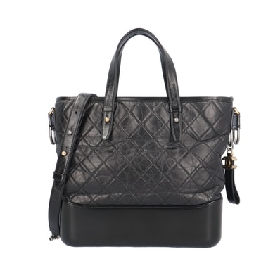 シャネル ガブリエルドゥシャネル ショルダーバッグ A91876 ブラック レディース CHANEL 中古