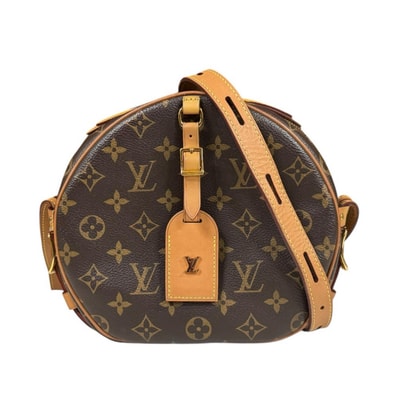 ルイヴィトン ボワットシャポースープルMM LV モノグラム ショルダーバッグ モノグラムキャンバス M52294 ブラウン レディース LOUIS VUITTON 中古