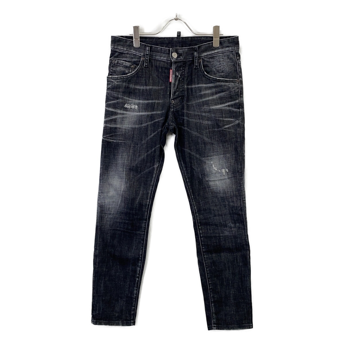 ディースクエアード 25年 S74LB1617 ブラック SKATER JEAN パンツ 44