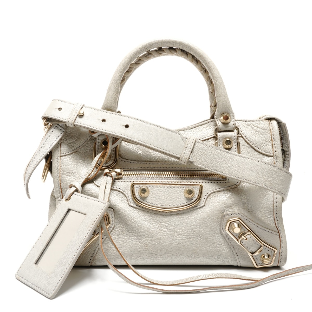 バレンシアガ BALENCIAGA 2way クラシック シティ ミニ ハンドバッグ【中古】