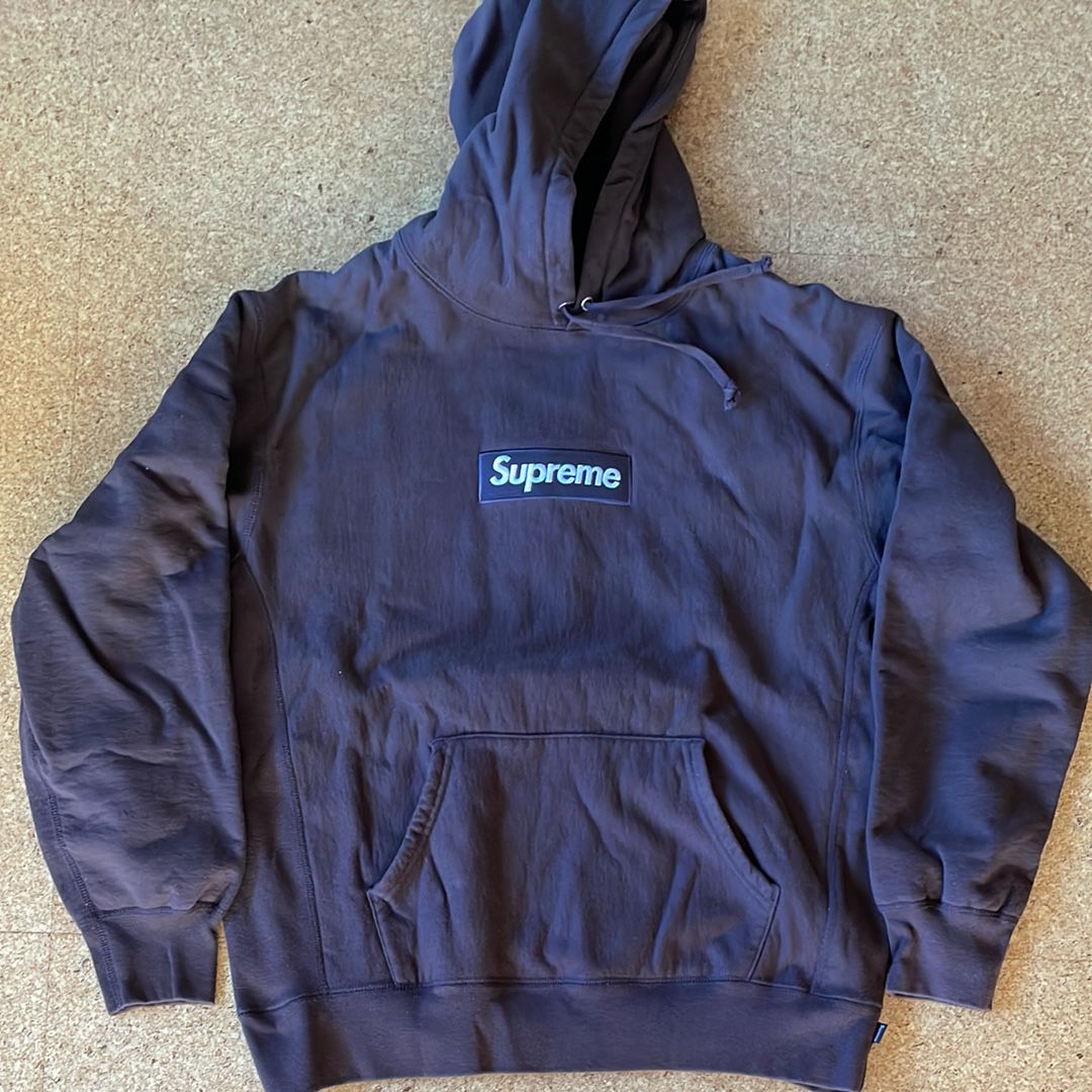 Supreme Box Logo Hooded Sweatshirt "Dark Brown" (21FW)