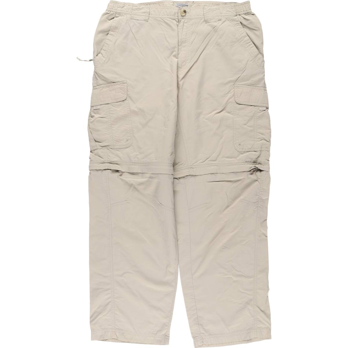 古着 コロンビア Columbia TITANIUM 2WAY リップストップ クライミングパンツ メンズL相当/eaa477654
