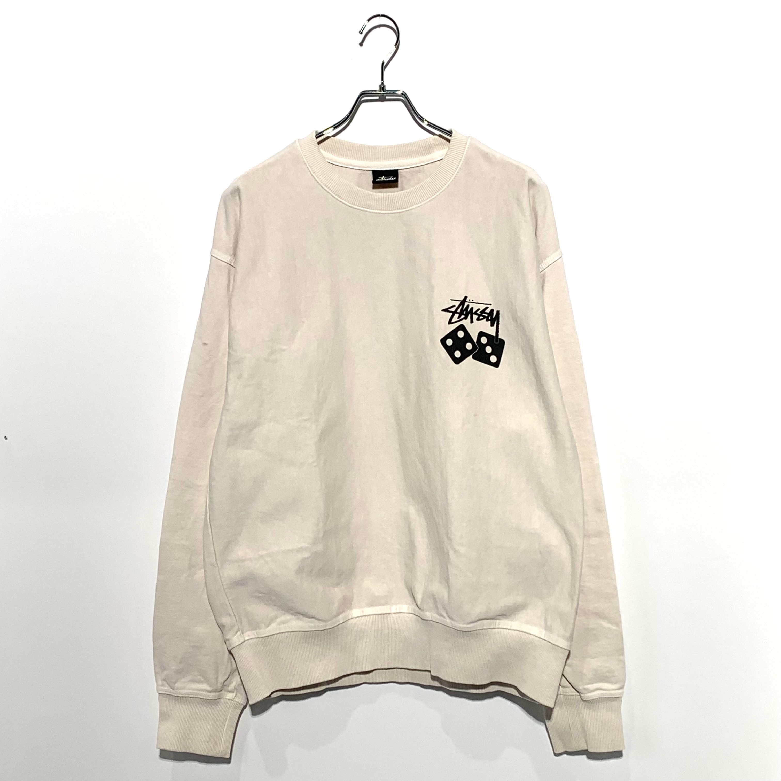 Stussy Dice Pigment Dyed Crew "Natural"