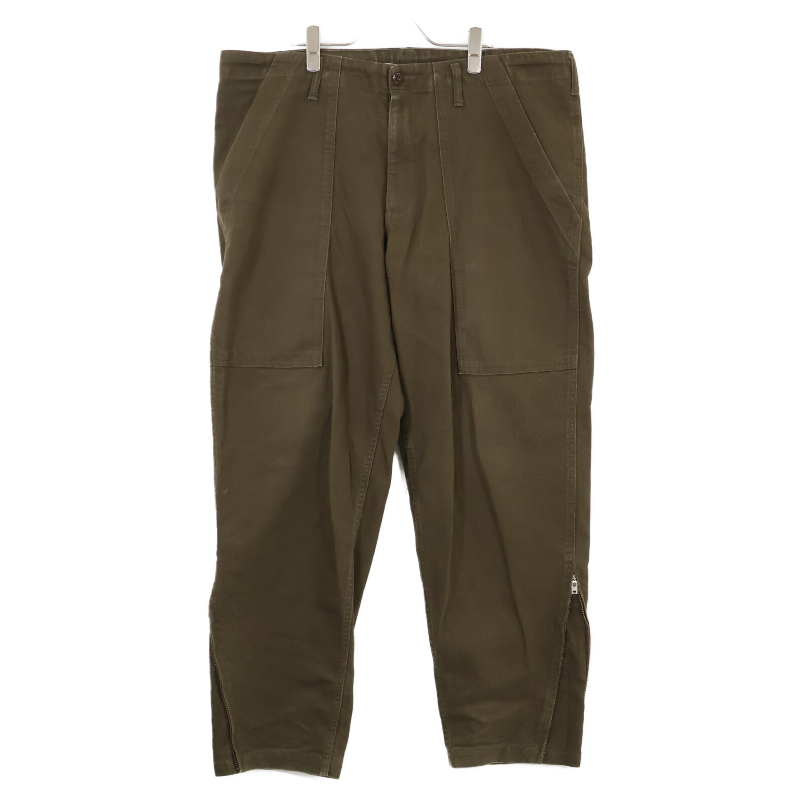 ブラックスキャンダルヨウジヤマモト 22AW HE-P99-047 カーキ ワイドパンツ 2