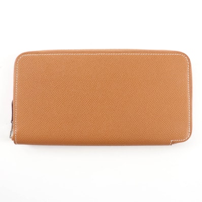 未使用品 エルメス 長財布 アザップロング シルクイン レディース