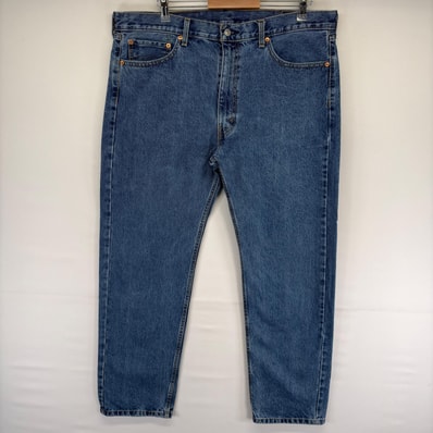 古着 リーバイス Levi's デニム パンツ 505 5ポケット ジッパーフライ ジッパーフライ ジーンズ ジーパン W40 L32 ブルー系 メンズ