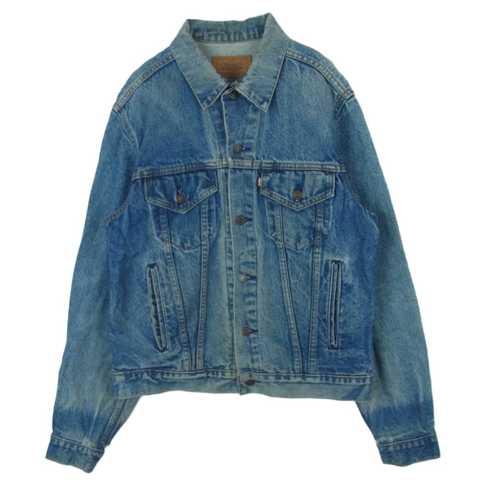 Levi's リーバイス vintage ヴィンテージ 80s 71506 ボタン裏233 デニム トラッカー ジャケット インディゴブルー系 44L【中古】