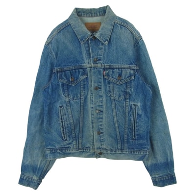 Levi's リーバイス vintage ヴィンテージ 80s 71506 ボタン裏233 デニム トラッカー ジャケット インディゴブルー系 44L【中古】
